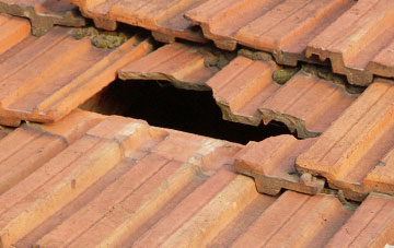 roof repair Milebrook, Powys